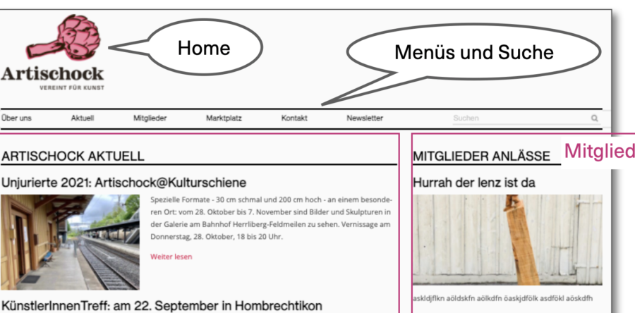 Die neue Website: mehr Austausch für Artischocken