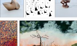 Inmitten von Geste, Farbe und Form