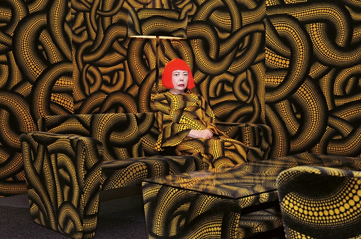 Besuch der Ausstellung Yayoi Kusama in der Fondation Beyeler